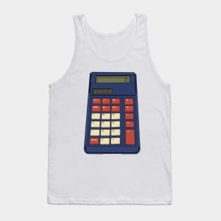 80's 90's Calculator Math School Nostalgia Tank Top